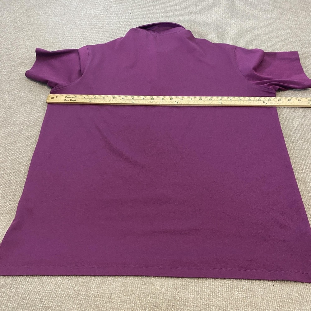 Greyson Polo Shirt Men Large Purple Brrr° Golf Performance DCC Country Club Logo - Picture 8 of 11